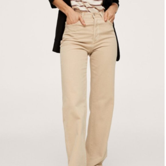 Mango - High Waist Straight Jeans - Grey & Black - New w/ tags - Picture 2 of 9